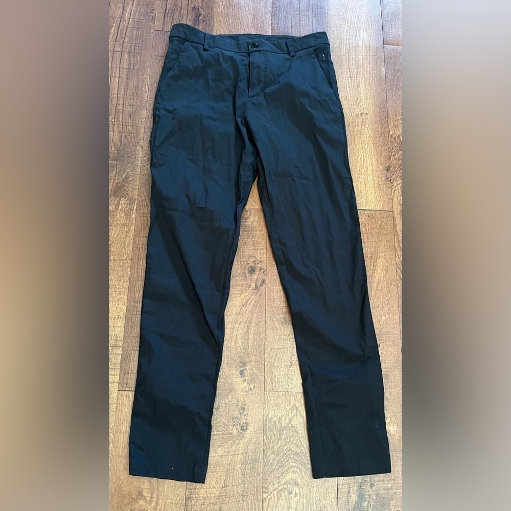 Lululemon Mens black pants slacks Sz 32 waist